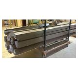 Shop Cart on Casters with Aluminum Material