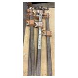 Vintage Metal Bar Clamps
