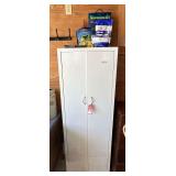Metal Cabinet & Contents