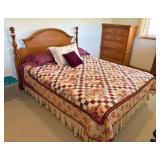 Vaughan Bassett Oak 2-Piece Bedroom Suite