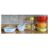 Fire King, Pyrex & Corning Ware Dishes