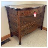 Antique Tiger Oak Dresser