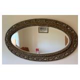 Mirror, Area Rug & Lamp
