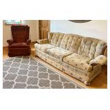 Floral Sofa & Chair