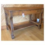 Antique Oak Table with Drawer