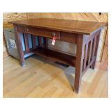Antique Oak Table with Drawer