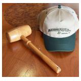 "Auctions "R" Us" Ballcaps & Wooden Gavel