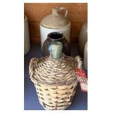 Stoneware Jug, Crock & Glass Jug