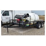2024 Citation/Alkota 5355ENL Pressure Washer with 2024 Flatbed Utility Trailer