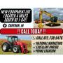 Summer Farm/Construction Equipment Consignment Online Only Auction