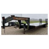 1994 ASM Gooseneck Flatbed Trailer