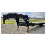 2014 Elite Gooseneck Flatbed Trailer