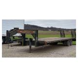 1994 ASM Gooseneck Flatbed Trailer