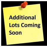 Additional Lots Coming Soon