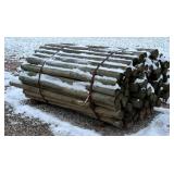 New Treated Fence Post