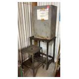 Metal Cabinet & Tables