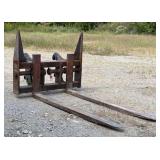 JRB Heavy Duty Forks For John Deere Wheel Loader