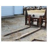 JRB Heavy Duty Forks For John Deere Wheel Loader