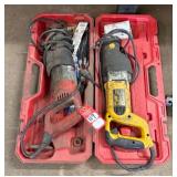 DeWalt & Milwaukee Reciprocating Saws