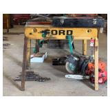 Shop Built Heavy Duty Steel Table Built From Cabs