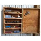 Machinist Tools & Wooden Cabinet