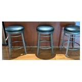 Metal Swivel Cushion Barstools