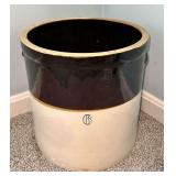 6 Gallon Stoneware Crock with Handles