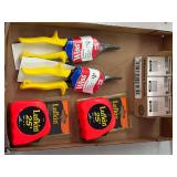 Lufkin Tape Rules, Wiss Metal Snips, & Master Lock Padlocks