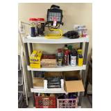 Garage Shelf & Contents