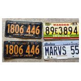 Vintage License Plates