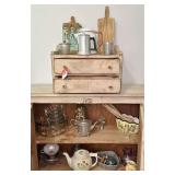 Glassware, Pewter & Kitchen Items