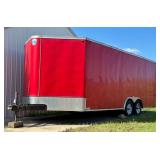 2014 Interstate Mfg Enclosed Bumper Hitch Trailer