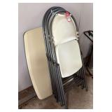 Plastic Folding Table & Chairs