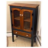 Country Hand Painted Miniature Kitchen Cupboard