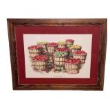 Ray Day " Pride of The Orchard" Framed Print