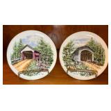 Ray Day 1988 Covered Bridge Series Plates