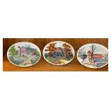 Ray Day Coca-Cola Four Seasons Decorative Plates