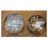 Zimmerman Glass Paperweights