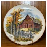 Ray Day "Mail Pouch Barn" Plate