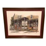 Ray Day "Country General Store" Framed Print