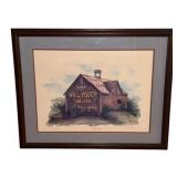 Ray Day "Mail Pouch Barn" Framed Print