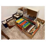 Glassware, Books, Salt & Pepper Shakers