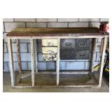 Shop Built Bench with Wilton Vise