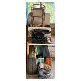 Vintage Luggage & Royal Type Writer