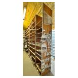 Tractor Parts & Wooden Adjustable Shelving Unit