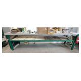 Large Work Table with Shelf