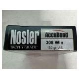 Nosler Trophy Grade .308 WIN 150 Gr Ammo