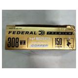 Federal Premium .308 150 Gr Ammo