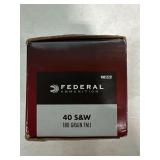 Federal .40 S&W 180 Gr Ammo