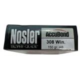 Nosler Trophy Grade .308 WIN 150 Gr Ammo